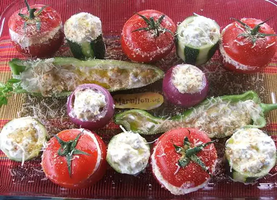 Légumes farcis au fromage
