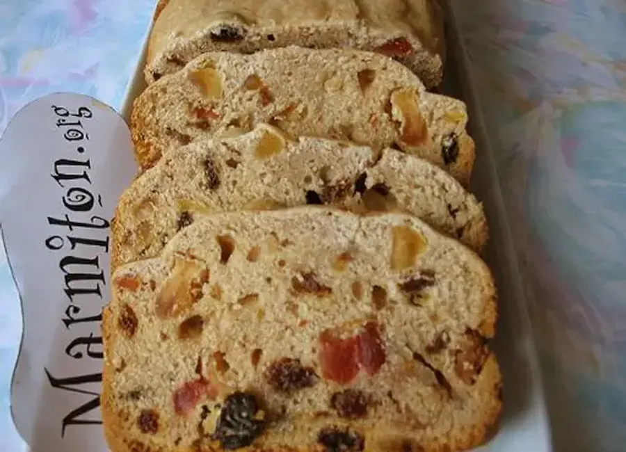 Cake aux fruits à la map (machine à pain)