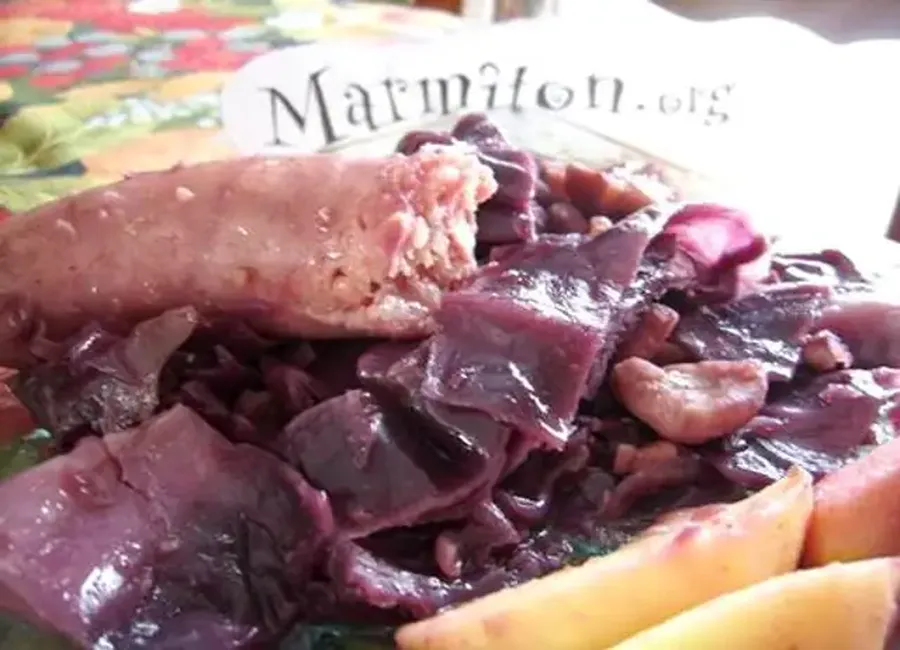 Potée de chou rouge