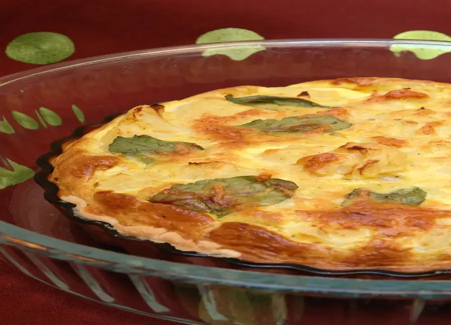 Quiche chou-fleur épinard