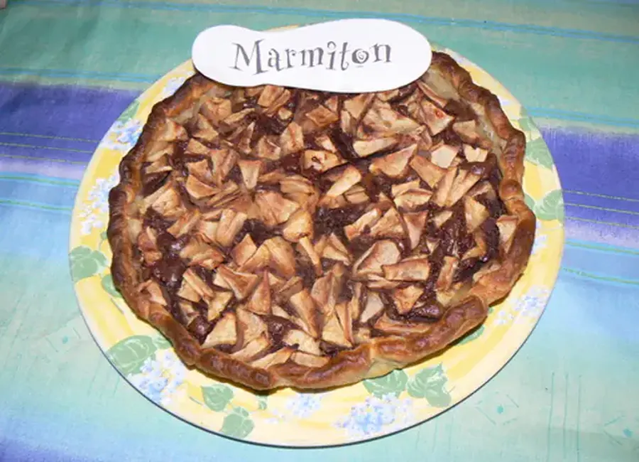 Tarte amandine aux pommes