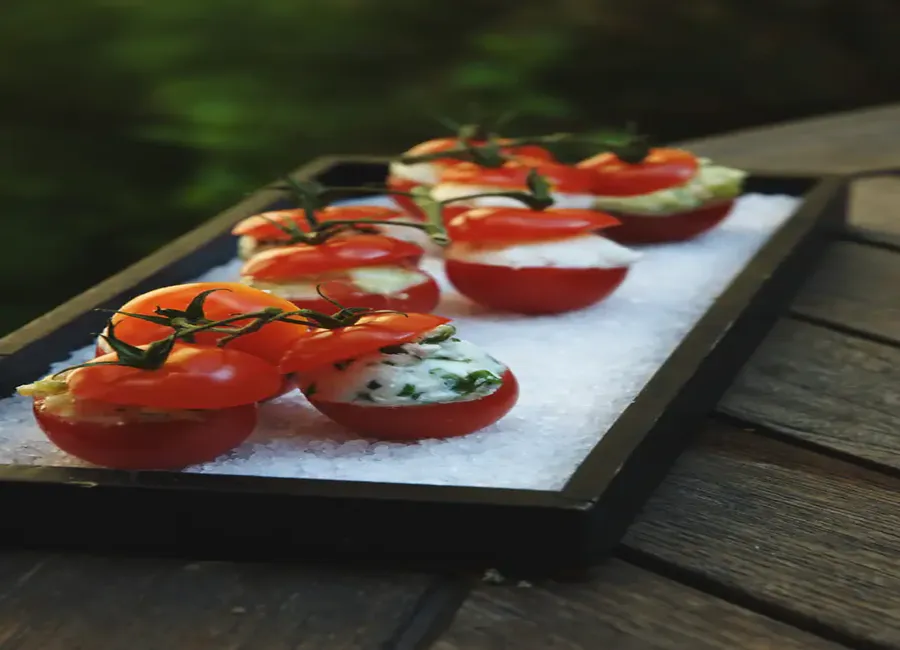 Tomates cerises aux 4 surprises