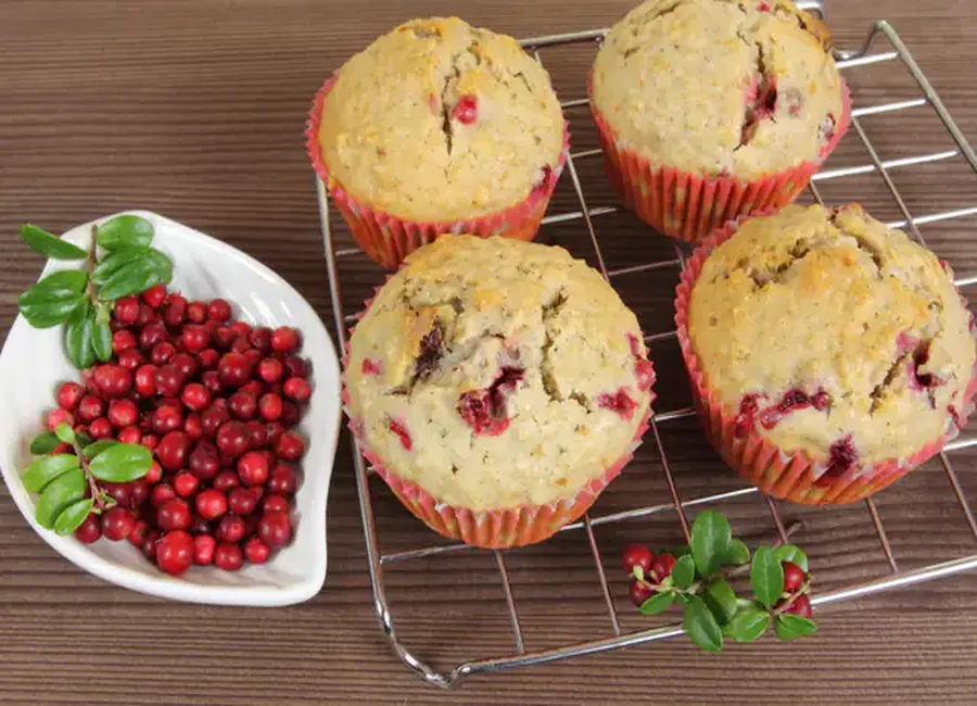 Muffins aux cranberries