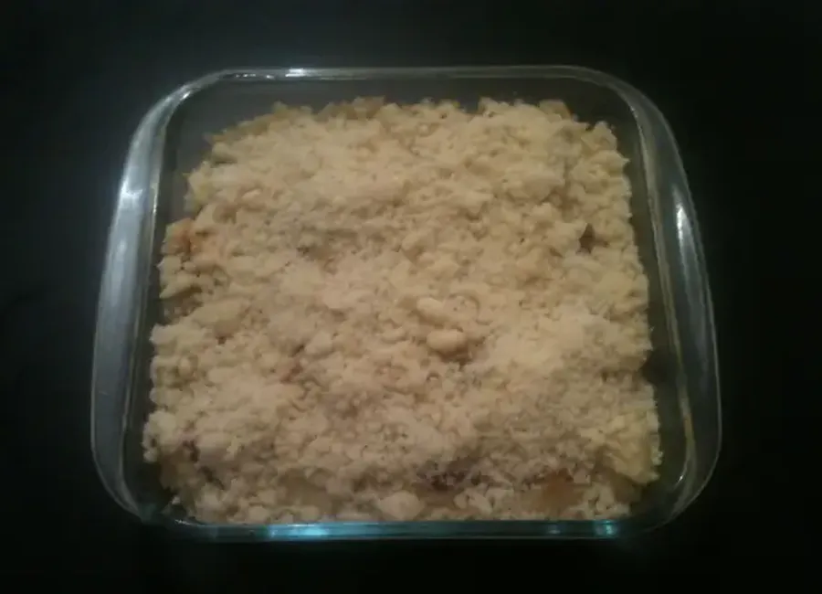 Crumble-tatin aux pommes