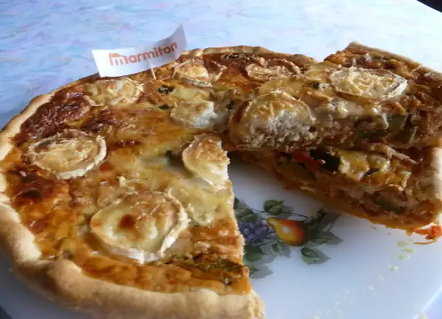 Tarte ratatouille au chèvre