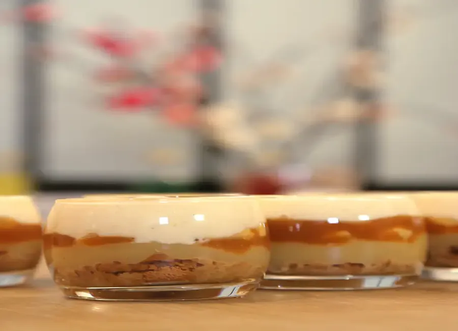 Tiramisu pomme caramel beurre salé