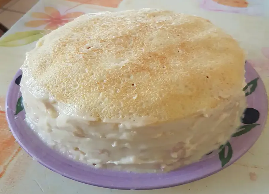 Gâteau de crêpes au jambon