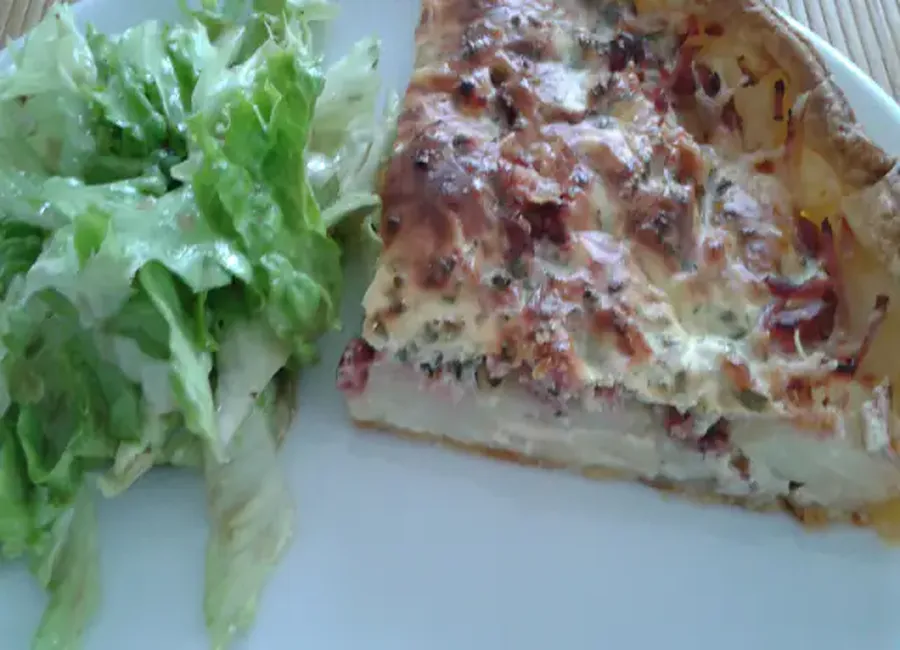 Tarte aux pommes de terre, façon bisteu picard