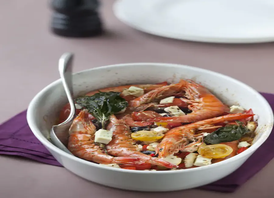 Papillotes de gambas géantes