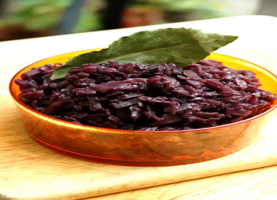 Chou rouge au lard et au vin rouge