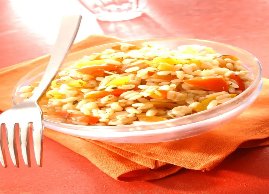 Risotto aux 2 poivrons