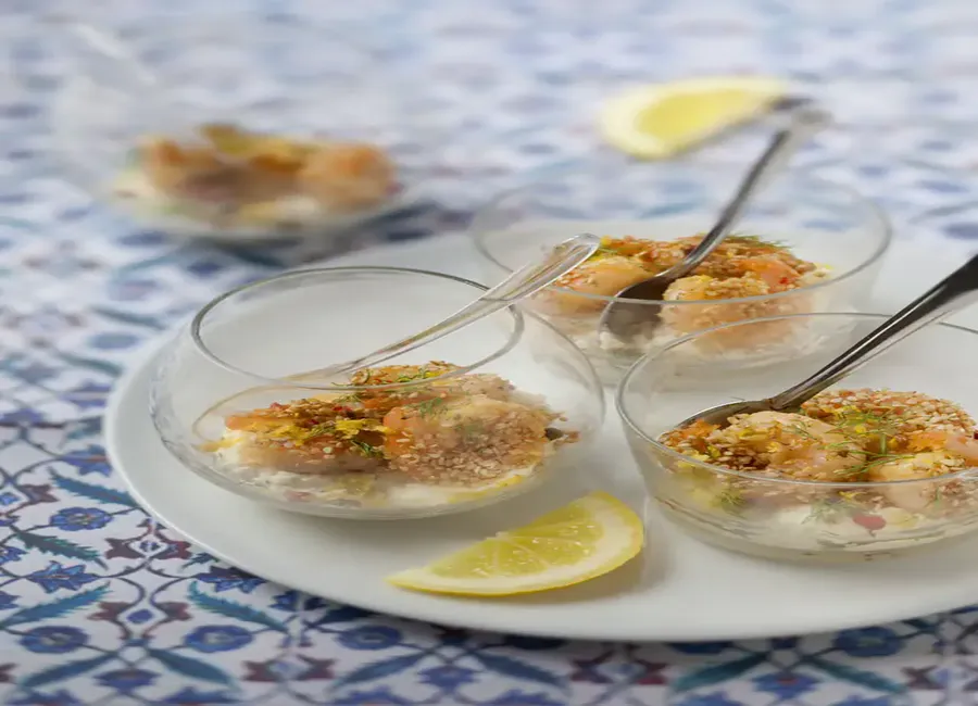 Mon amuse-bouche de gambas