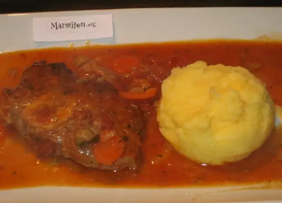 Jarret de veau à la milanaise