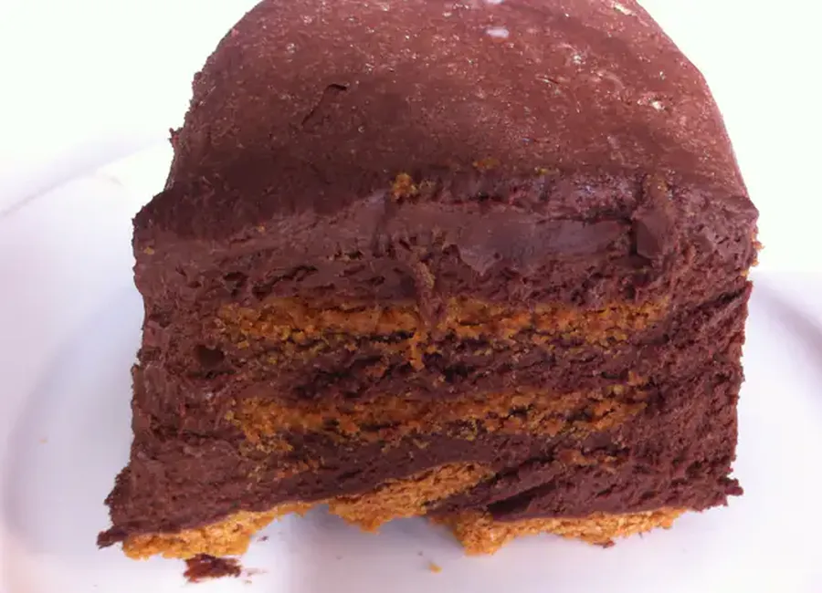 Terrine de chocolat aux speculoos et à la cannelle
