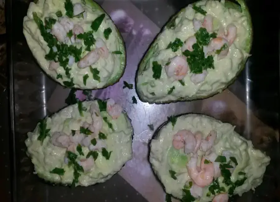 Avocats farcis à la créole