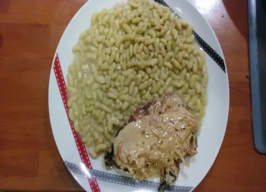 Côtelettes de porc sauce moutarde