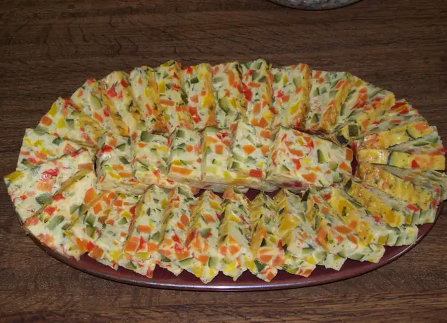 Pain de légumes aux couleurs d'été