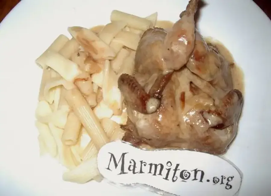 Cailles flambées à l'armagnac
