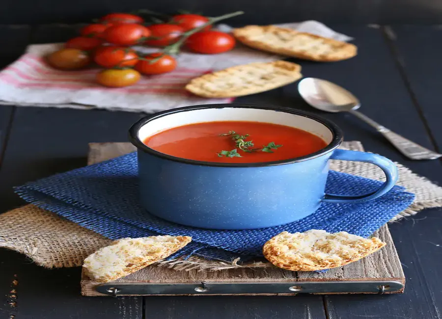 Velouté tomate chou-fleur léger