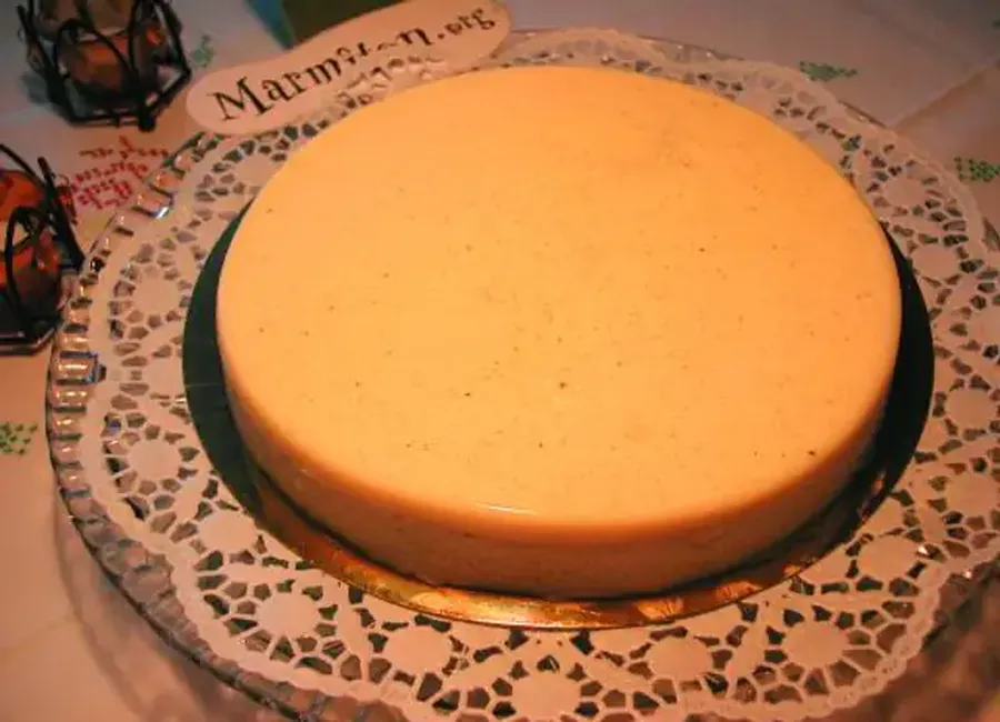 Bavarois ou charlotte à la vanille