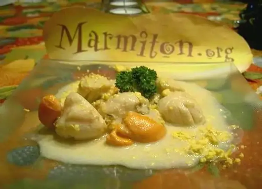 Coquilles saint jacques au pineau des charentes