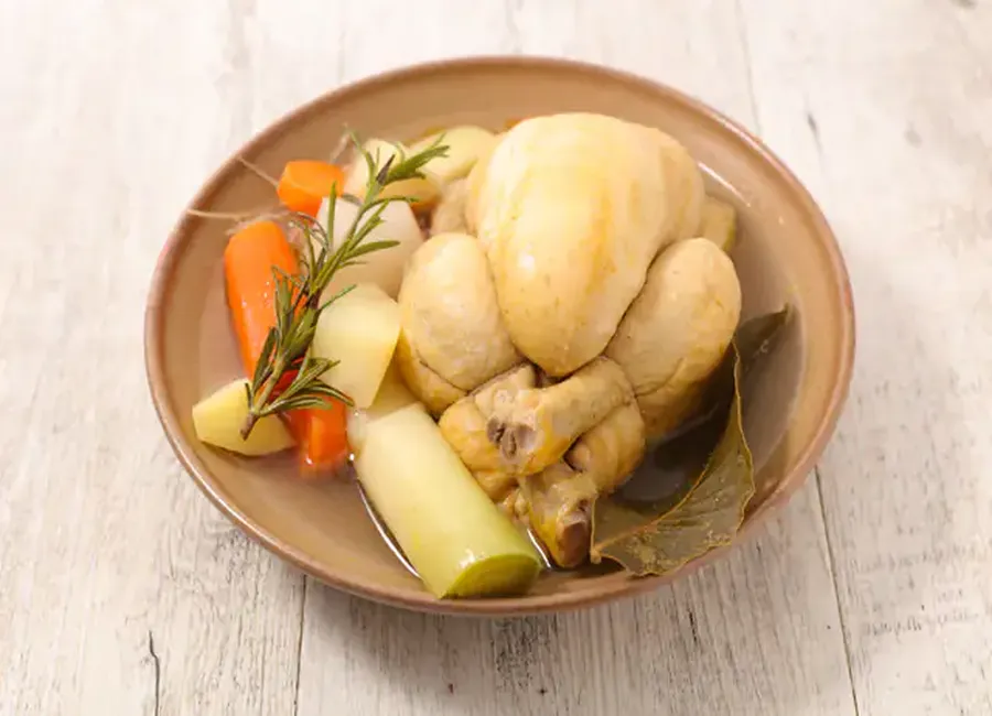 Poule au pot à l'estragon