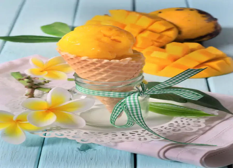 Sorbet mangue nectarine
