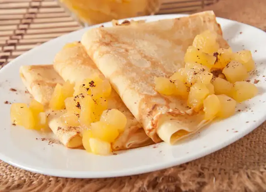 Crêpe normande (ou crêpe à la pomme)
