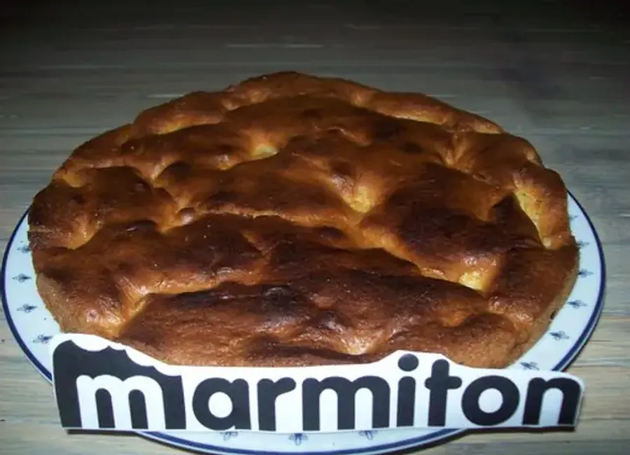 Gâteau aux pêches de valérie