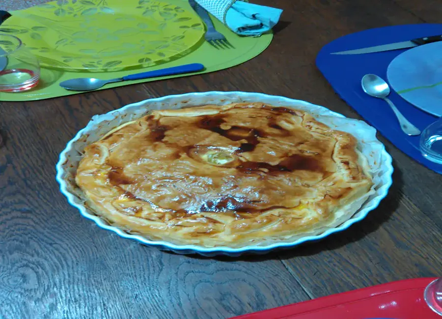 Tourte au morbier