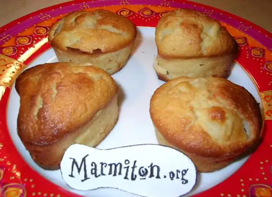 Muffins poires-amandes