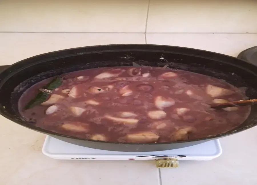 Seiches au vin rouge