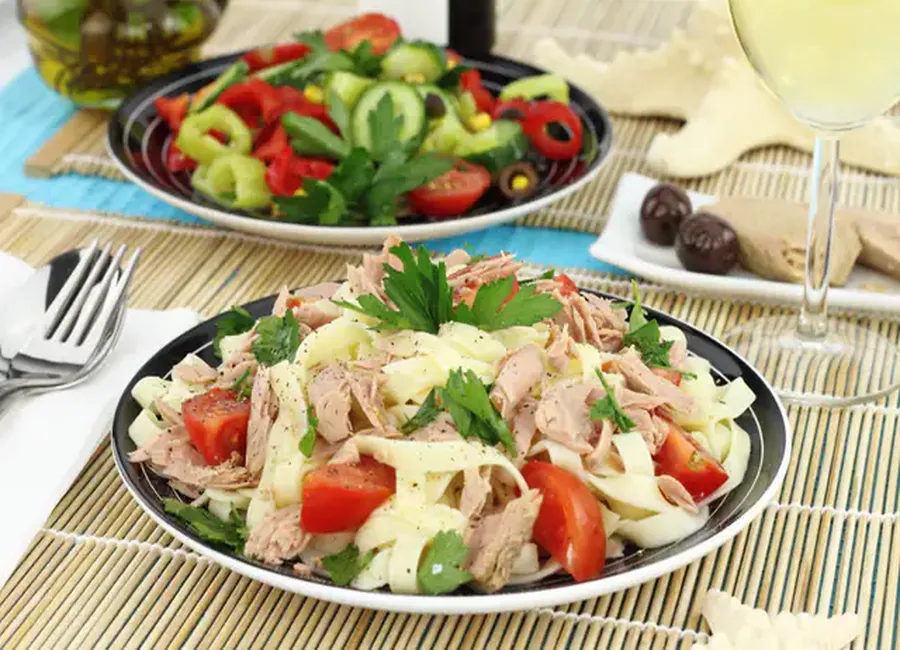 Tagliatelles au thon
