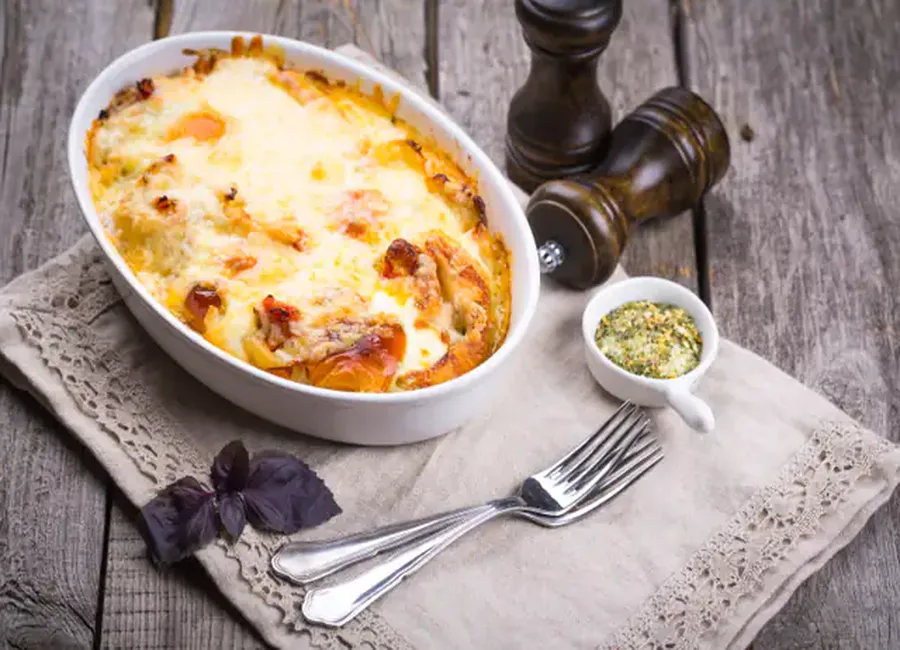 Dinde et pomme de terre en gratin