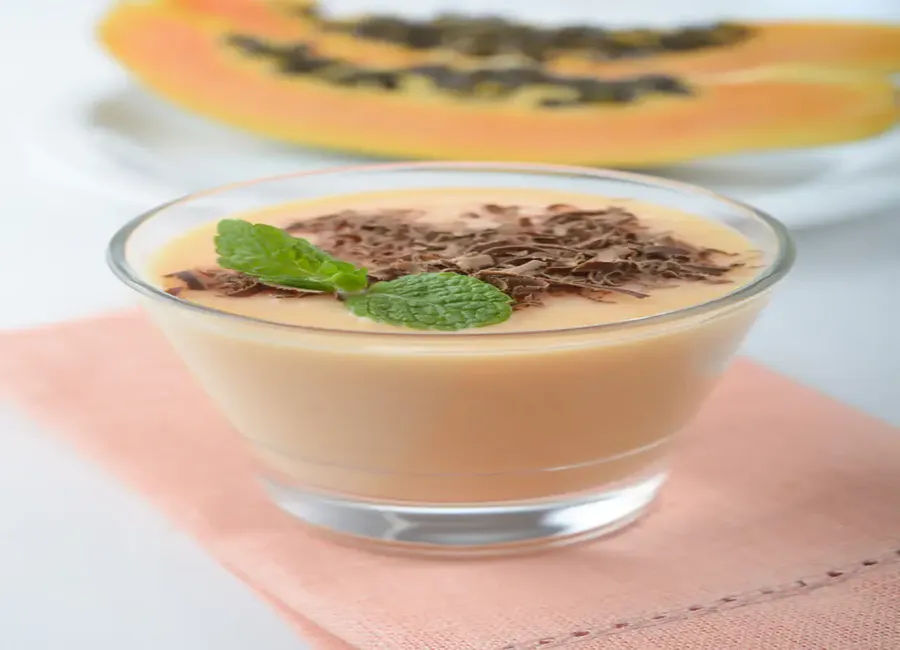 Flan de papaye