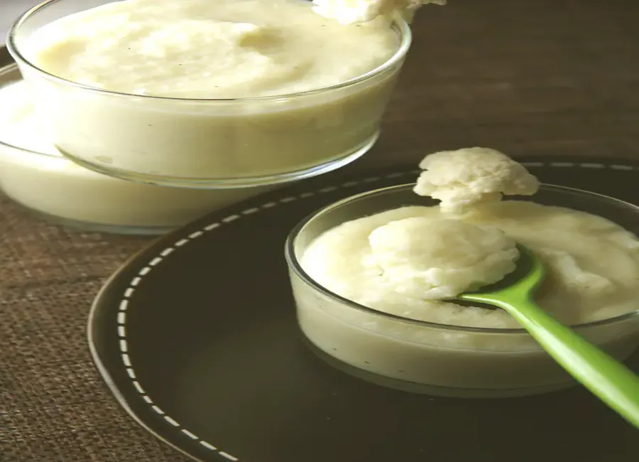 Bavarois de chou-fleur