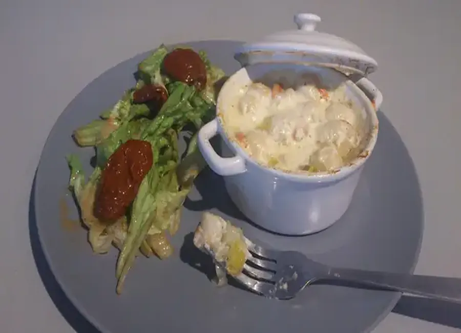 Timbale de st-jacques au comté
