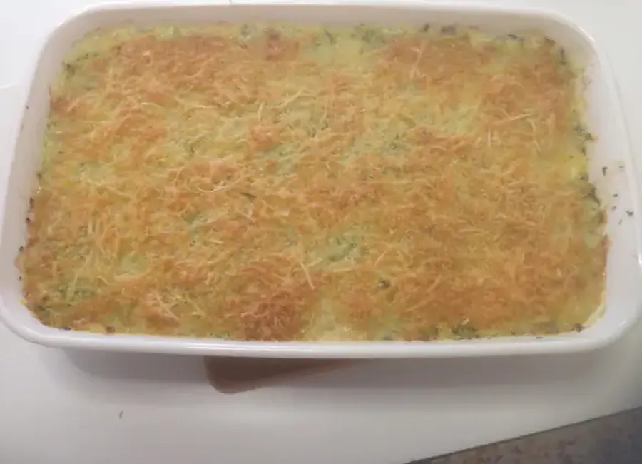 Gratiné de courgettes au cantal