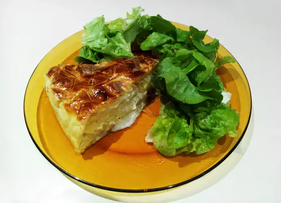 Tourte de pommes de terre auvergnate
