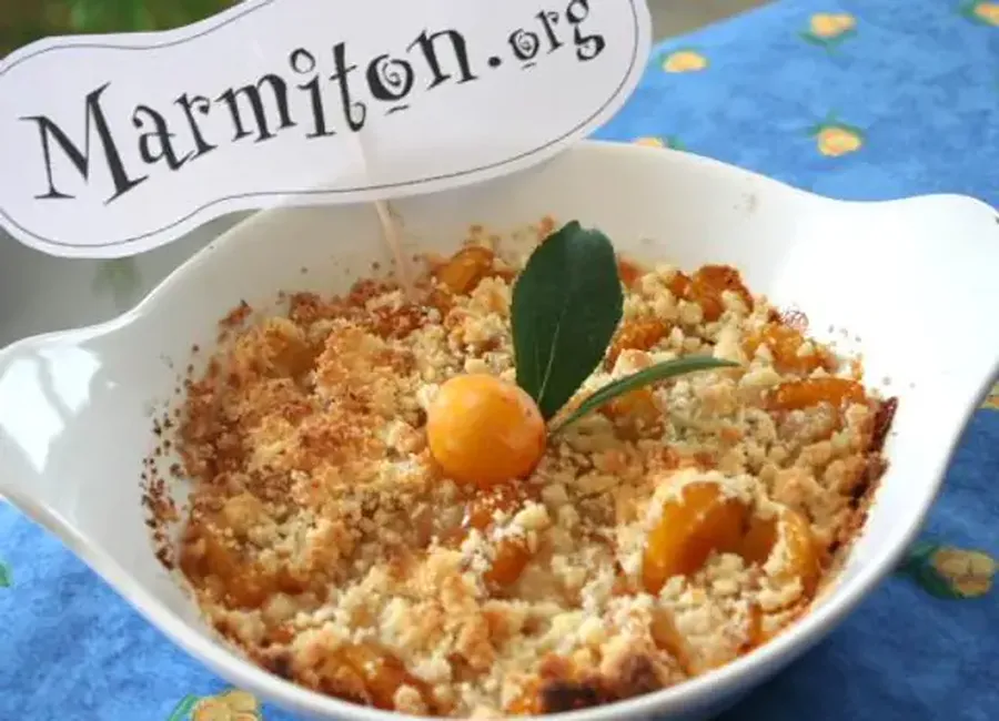 Crumble aux mirabelles de lorraine
