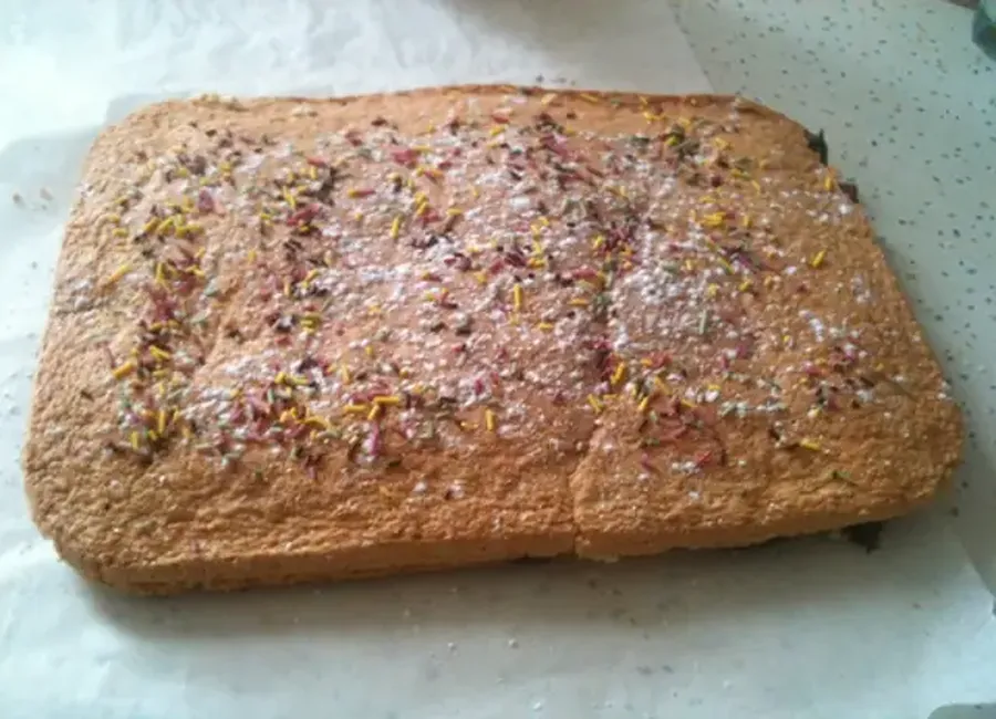 Gâteau génoise et sa mousse au chocolat