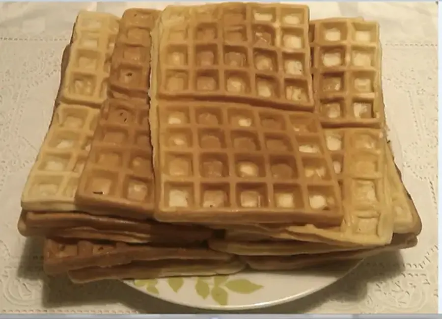 Gaufres normandes de ma grand mère