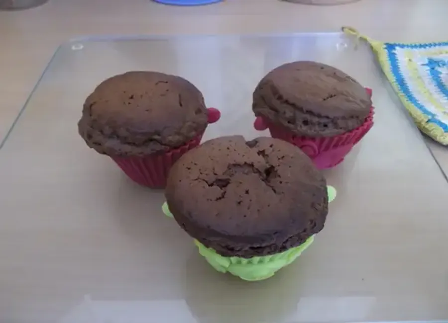 Muffins au chocolat noir