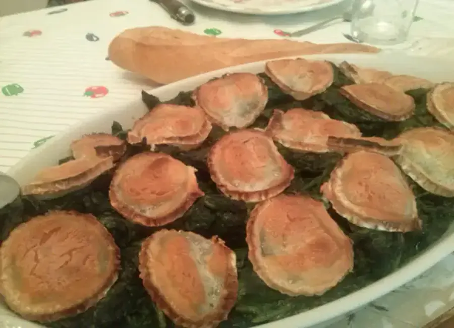 Epinards gratinés au camembert