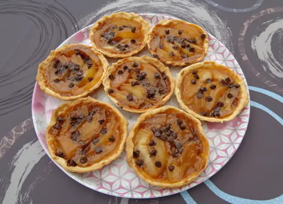 Tartelettes aux poires caramélisées