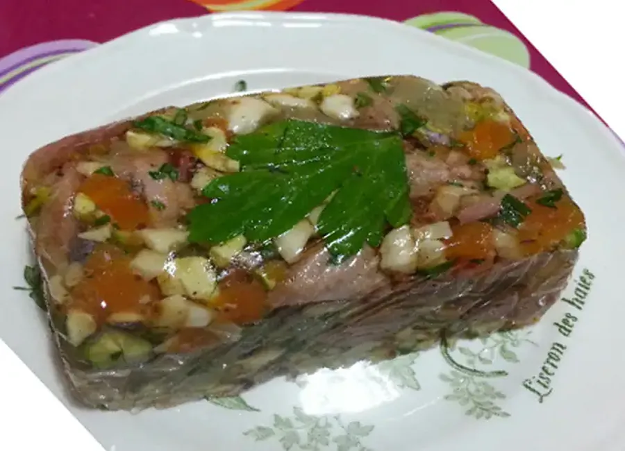 Terrine de sot-l'y-laisse en gelée