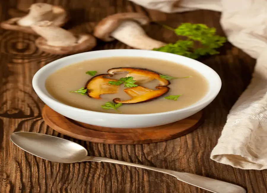 Soupe de champignons ultra-facile