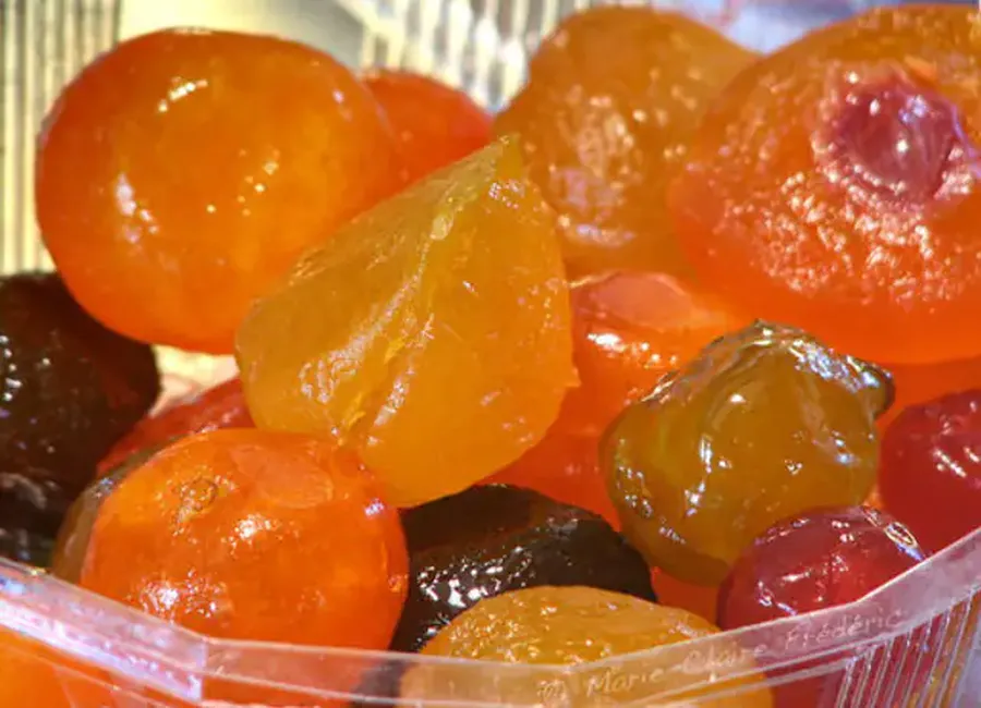 Fruits confits maison