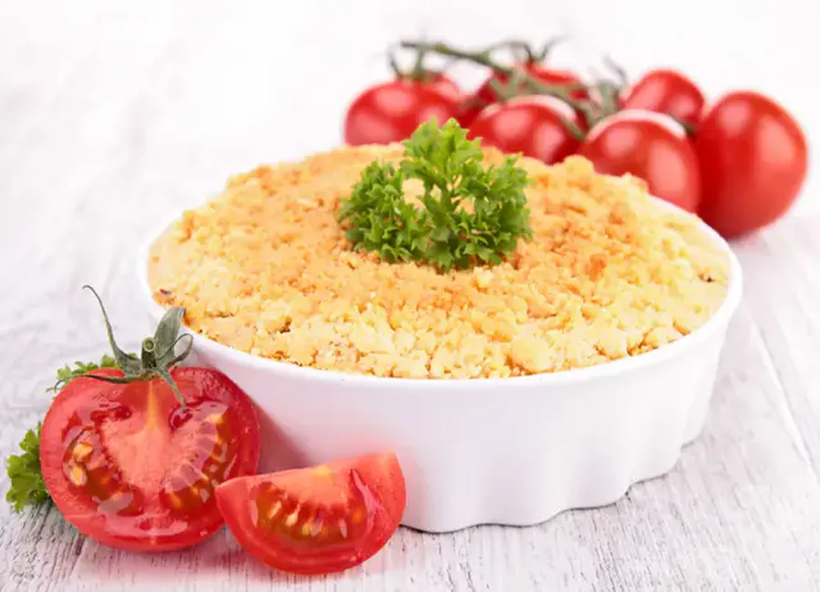 Crumble aux tomates