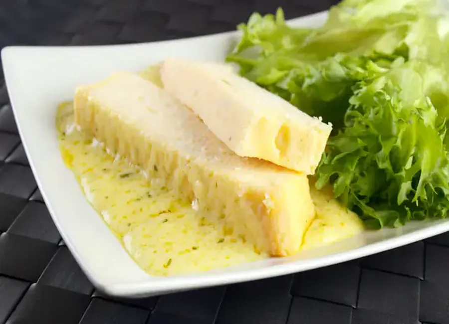 Terrine de poisson et saint-jacques aux herbes